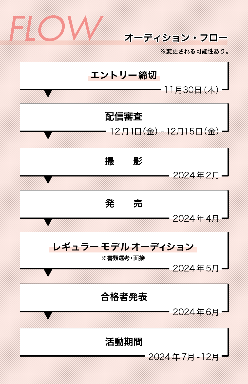 オーデイションフロー